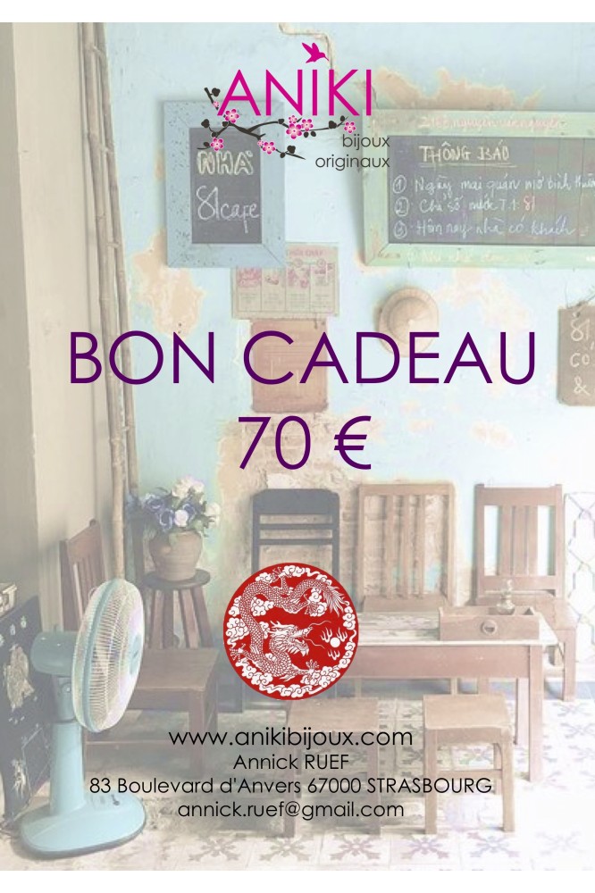 BON CADEAUX 70 EUR