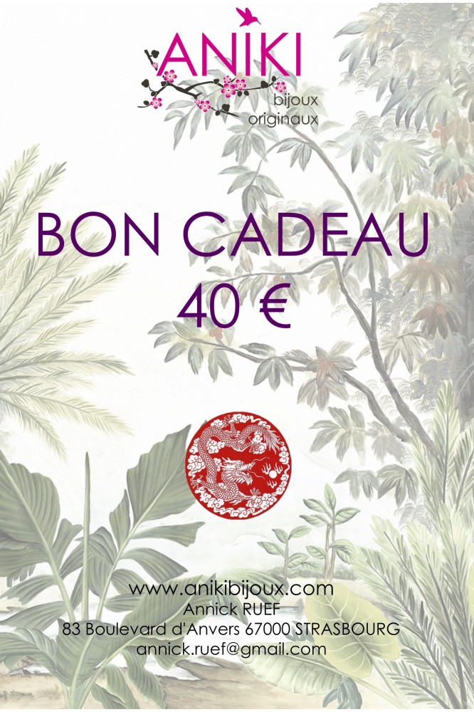 BON CADEAUX 40 EUR