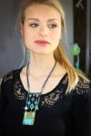 Collier long d'inspiration asiatique avec de belles perles chinoises Aniki Bijoux