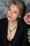 Collier mi-long d'inspiration asiatique  avec des perles de Bali et de Singapour, Aniki Bijoux