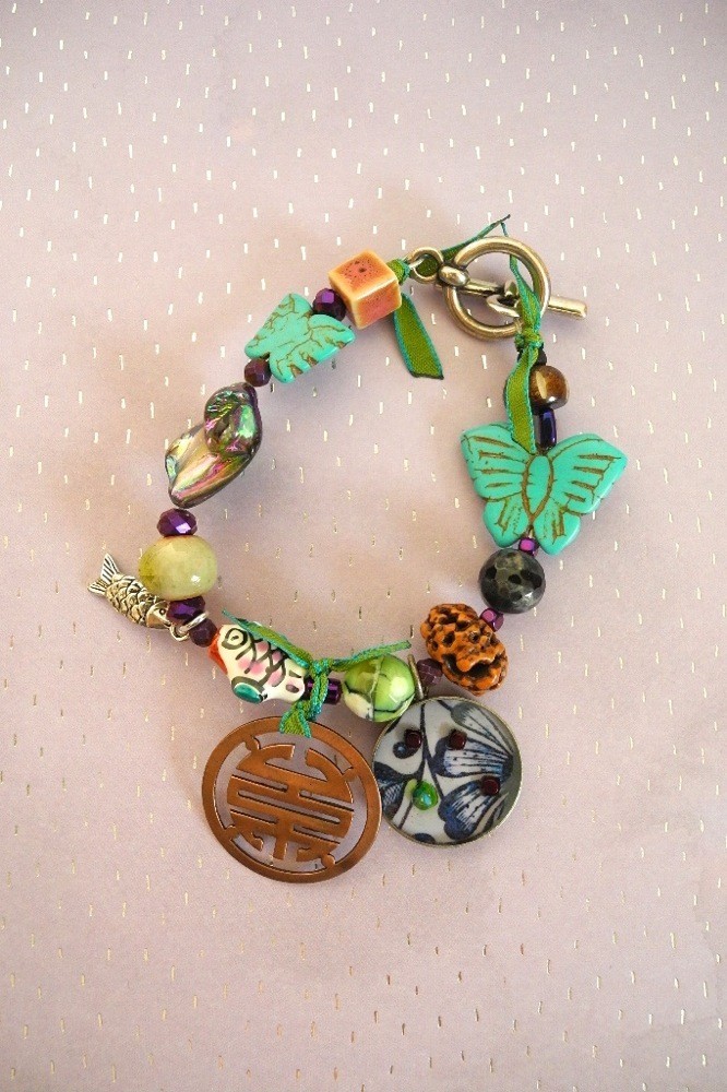 Bracelet Chinoiserie Papillon Bracelet Chinoiserie Papillon