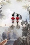 Boucles d'oreille originale de fabrication artisanale  Aniki bijoux