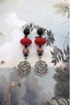 Boucles d'oreille originale de fabrication artisanale  Aniki bijoux