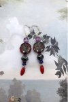 Boucles d'oreille originale de fabrication artisanale  Aniki bijoux