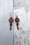 Boucles d'oreille originale de fabrication artisanale  Aniki bijoux