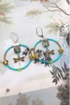 Boucles d'oreille originale de fabrication artisanale  Aniki bijoux