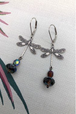 Boucles d'oreille originale de fabrication artisanale  Aniki bijoux