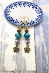 Boucles d'oreille originale de fabrication artisanale  Aniki bijoux