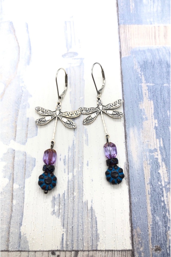 Boucles d'oreille originale de fabrication artisanale Aniki bijoux Boucles d'oreille originale de fabrication artisanale Aniki bijoux