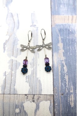 Boucles d'oreille originale de fabrication artisanale  Aniki bijoux