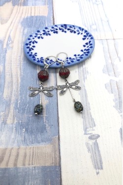 Boucles d'oreille originale de fabrication artisanale  Aniki bijoux