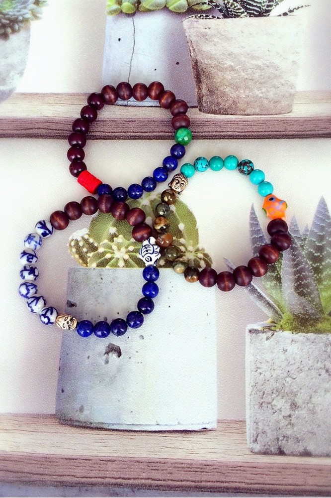 Lot de 3 bracelets pour Elle, pour Lui N°2 Lot de 3 bracelets pour Elle, pour Lui N°2