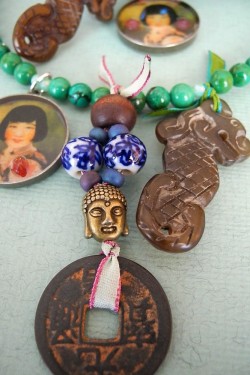 Collier parure avec bracelet et bague
