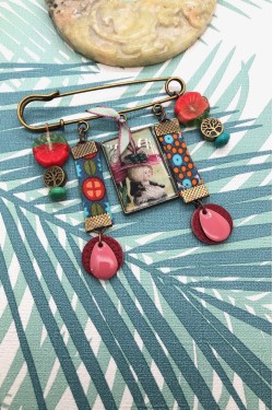 Broche Pompadour N°4