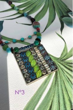 Collier court  Mosaique N°3