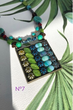 Collier court  Mosaique N°7