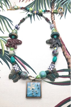 Collier Jardin Exotique N°1
