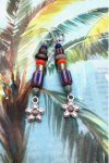 Boucles d'oreille originale de fabrication artisanale  Aniki bijoux
