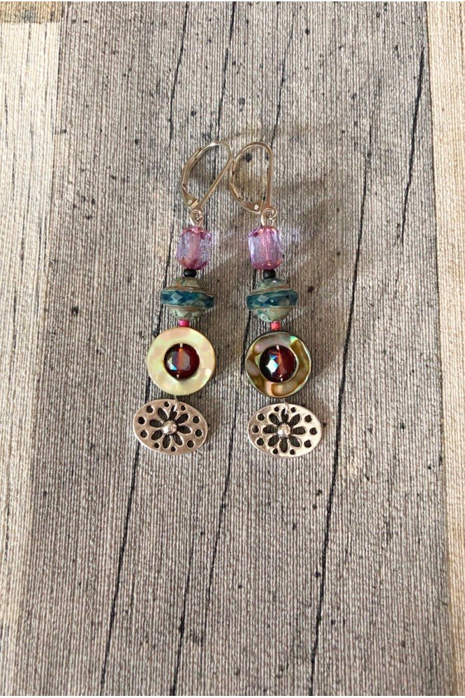boucles d'oreille originale de fabrication artisanale  aniki bijoux