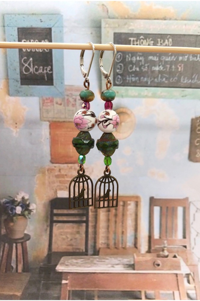 Boucles d'oreilles Agata N°12