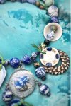 Collier d'inspiration asiatique avec de belles perles chinoises authentiques Aniki Bijoux