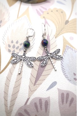 Boucles d'oreilles Libellule 2