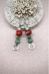 Boucles d'oreille originale de fabrication artisanale  Aniki bijoux