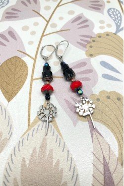 Boucles d'oreille originale de fabrication artisanale  Aniki bijoux