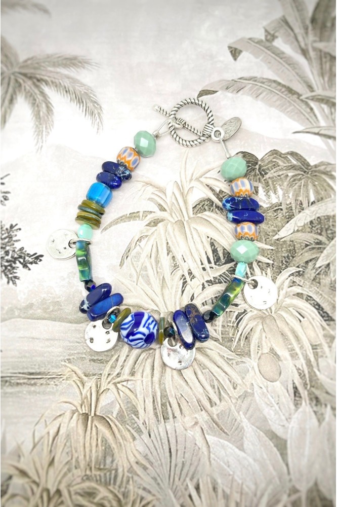 Bracelet aux couleurs lumineuses création Aniki Bijoux Bracelet aux couleurs lumineuses création Aniki Bijoux