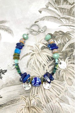 Bracelet aux couleurs lumineuses création Aniki Bijoux