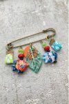 Broche originale de fabrication artisanale, Aniki bijoux