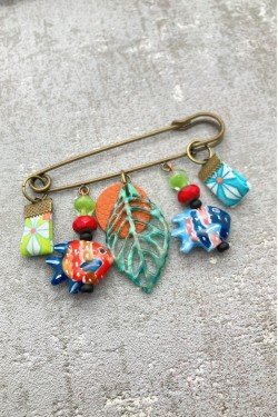 Broche Poissons Tropicaux