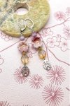 Boucles d'oreille originale de fabrication artisanale  Aniki bijoux