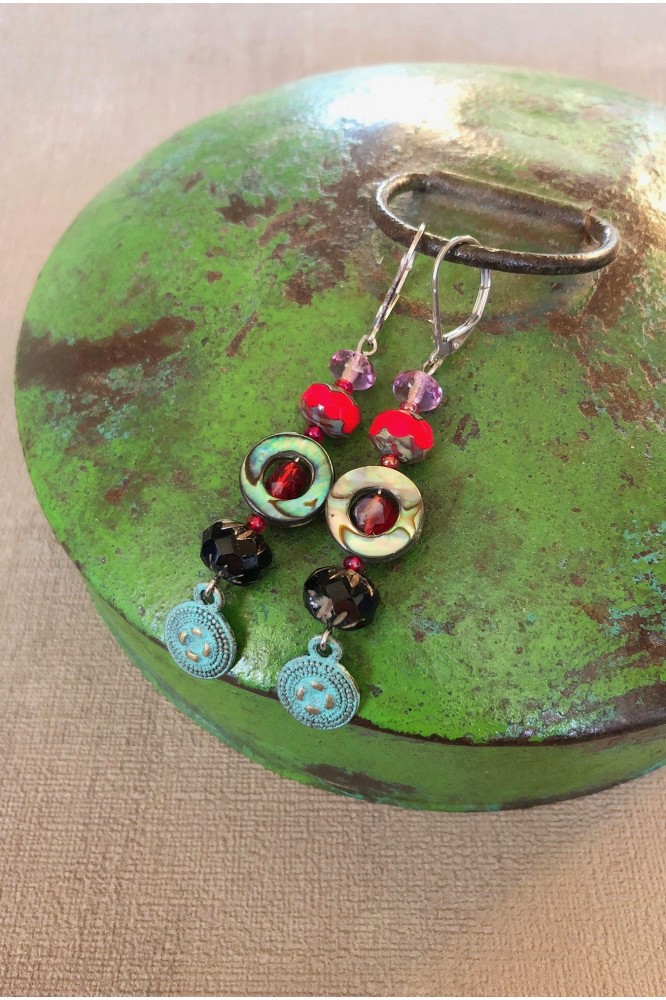 Boucles d'oreilles Chinoiserie N°2