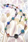 Collier long d'inspiration japonaise avec de belles perles tchèques Aniki Bijoux