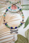 Collier court de fabrication artisanale par la créatrice  Aniki Bijoux