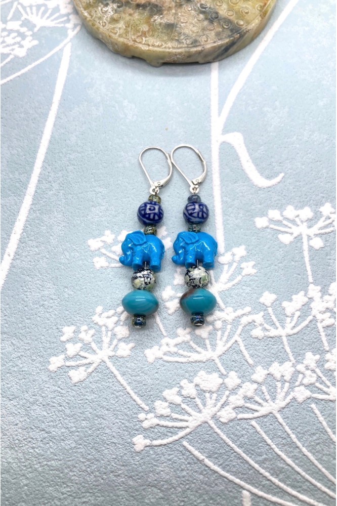 Boucles d'oreille originale de fabrication artisanale Aniki bijoux Boucles d'oreille originale de fabrication artisanale Aniki bijoux