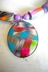 Collier court IKAT N°1