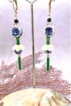 Boucles d'oreille originale de fabrication artisanale  Aniki bijoux