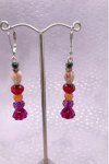 Boucles d'oreille originale de fabrication artisanale  Aniki bijoux