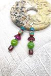 Boucles d'oreille originale de fabrication artisanale  Aniki bijoux