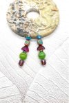 Boucles d'oreille originale de fabrication artisanale  Aniki bijoux