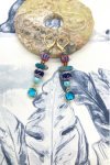 Boucles d'oreille originale de fabrication artisanale  Aniki bijoux