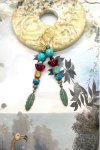 Boucles d'oreille originale de fabrication artisanale  Aniki bijoux