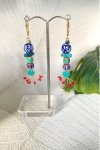 Boucles d'oreille originale de fabrication artisanale  Aniki bijoux