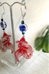 Boucles d'oreille originale de fabrication artisanale  Aniki bijoux