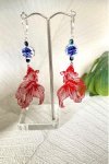 Boucles d'oreille originale de fabrication artisanale  Aniki bijoux