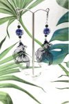 Boucles d'oreille originale de fabrication artisanale  Aniki bijoux
