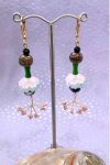 Boucles d'oreille originale de fabrication artisanale  Aniki bijoux