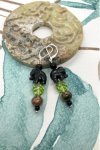 Boucles d'oreille originale de fabrication artisanale  Aniki bijoux